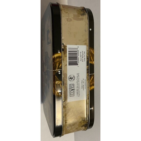 2005 Elvis Presley '68 Special Large Tin Tote Lunch Box 47170 Mint King of Rock - Picture 5 of 15